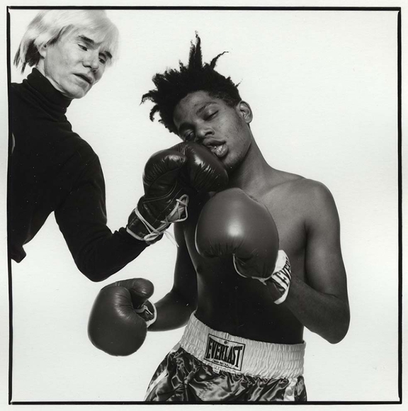 Andy Warhol and Jean-Michel Basquiat, 1985